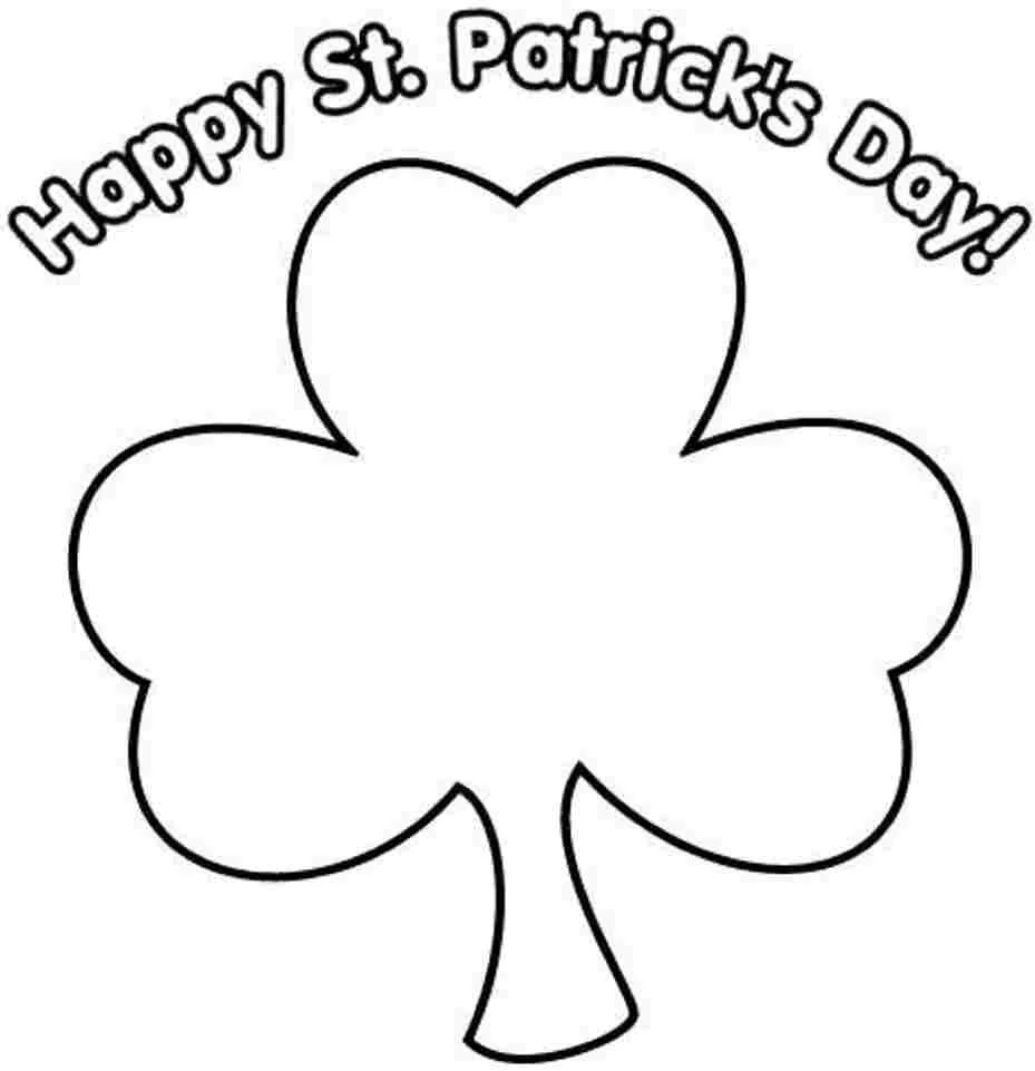 4 Leaf Clover Coloring Pages 22
