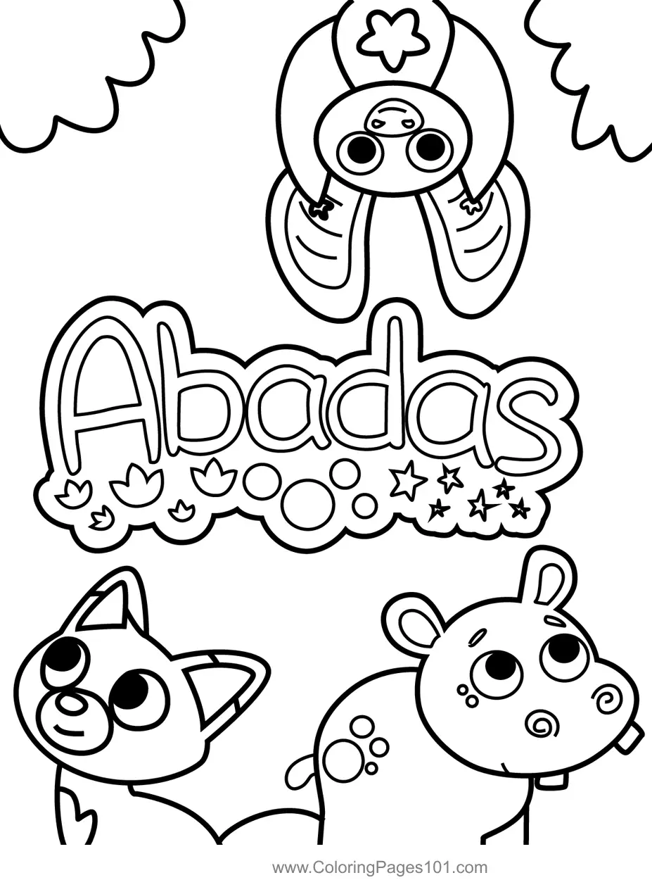 Abadas Ausmalbilder