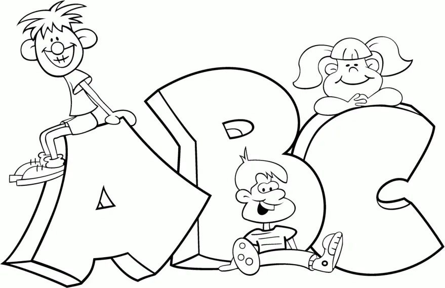 ABC Ausmalbilder 43