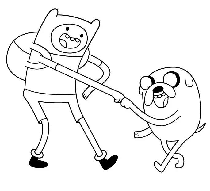 Adventure Time Coloring Pages 11