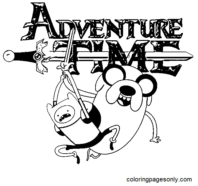 Adventure Time Coloring Pages 21
