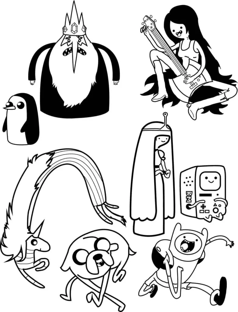 Adventure Time Coloring Pages 24