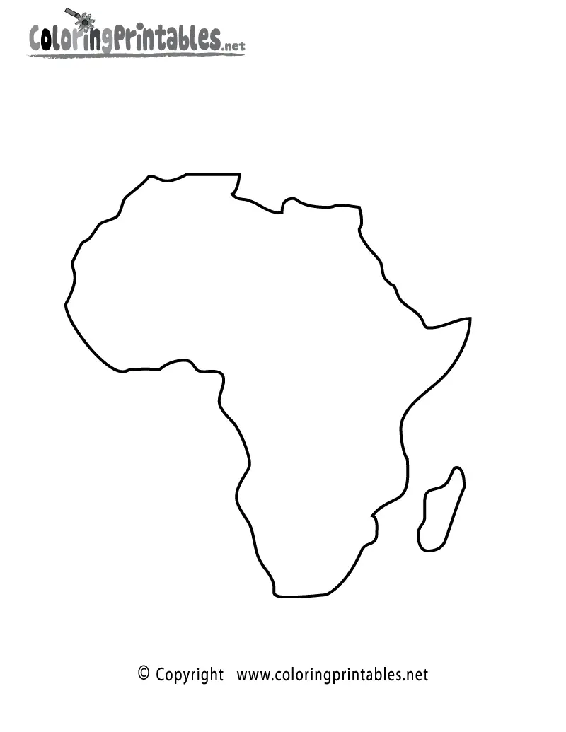 Afrika Ausmalbilder 17