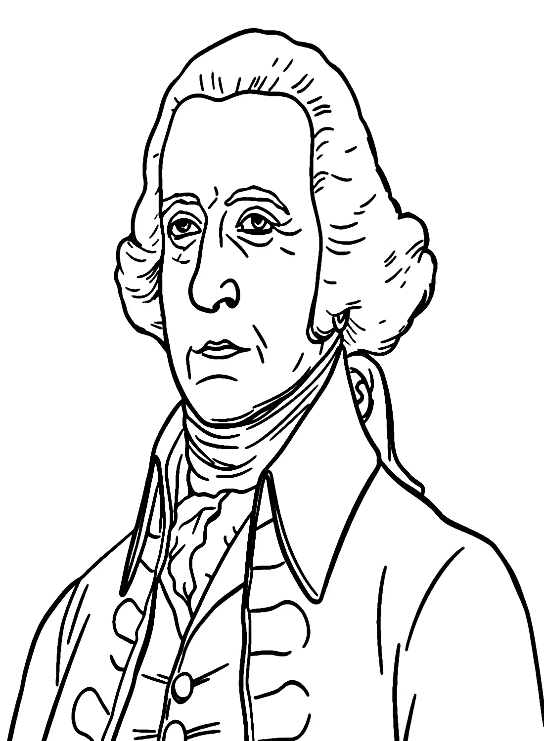Desenhos de Alexander Hamilton Para Colorir 1