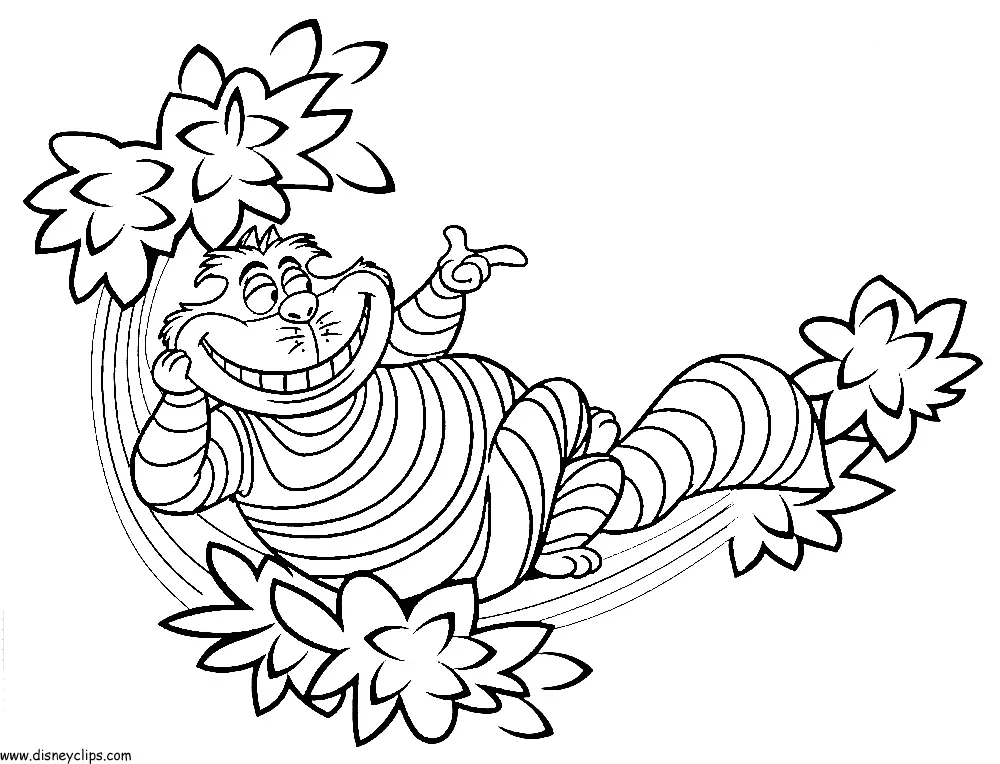 Desenhos de Alice No Pais Das Maravilhas Para Colorir 20