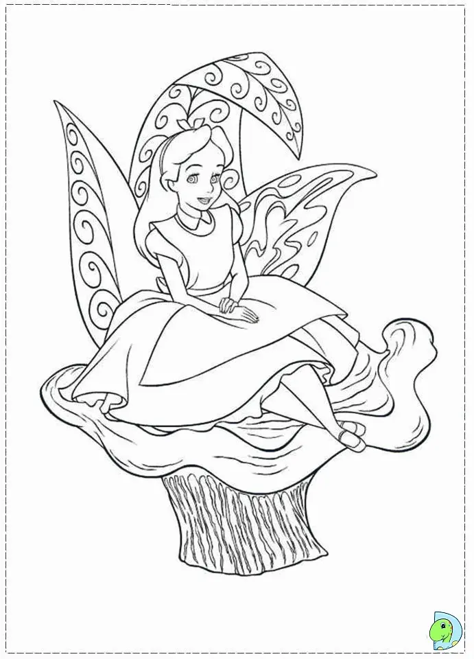 Alice In Wonderland Coloring Pages 23