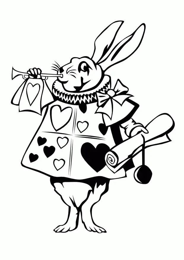 Desenhos de Alice No Pais Das Maravilhas Para Colorir 33