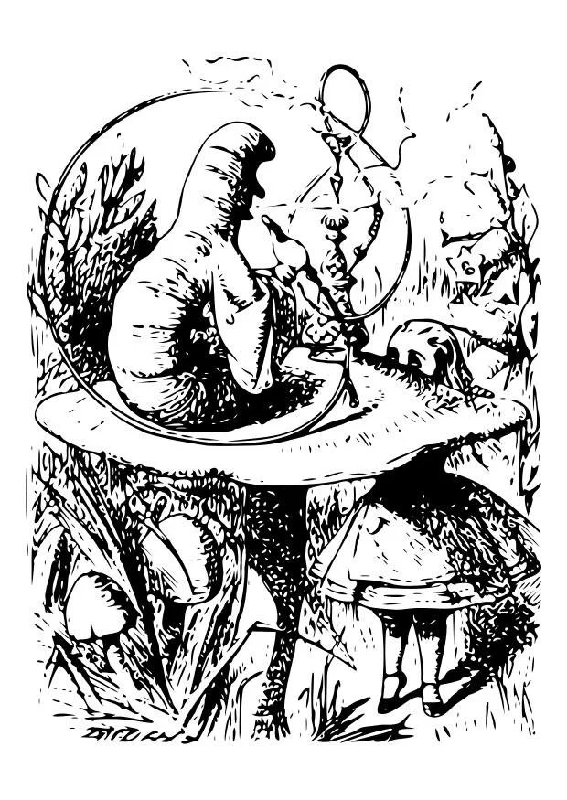 Alice In Wonderland Coloring Pages 53