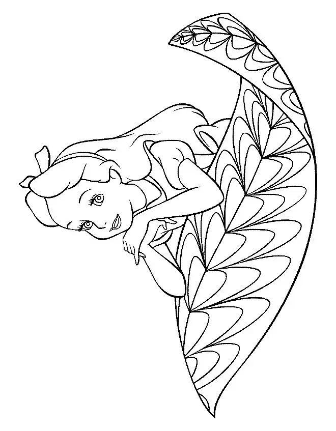 Alice In Wonderland Coloring Pages 55