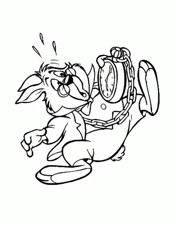 Desenhos de Alice No Pais Das Maravilhas Para Colorir 60