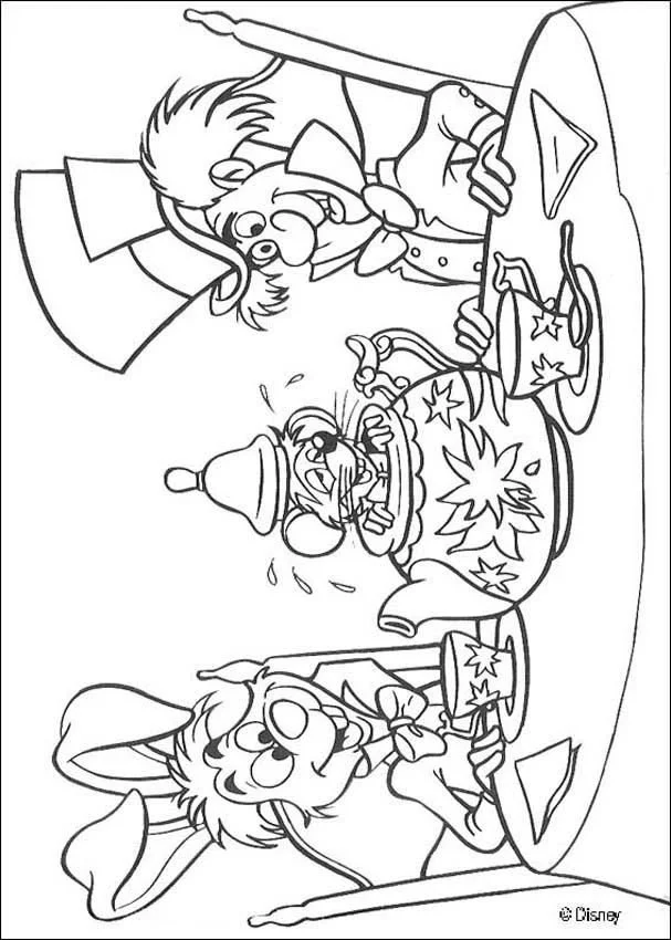 Alice In Wonderland Coloring Pages 7