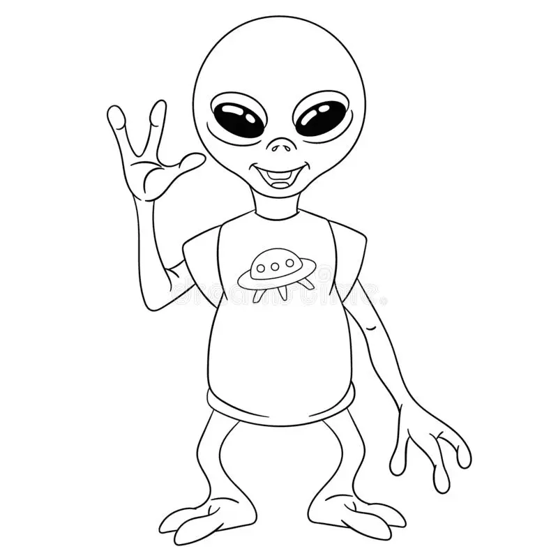 Alien Ausmalbilder 14