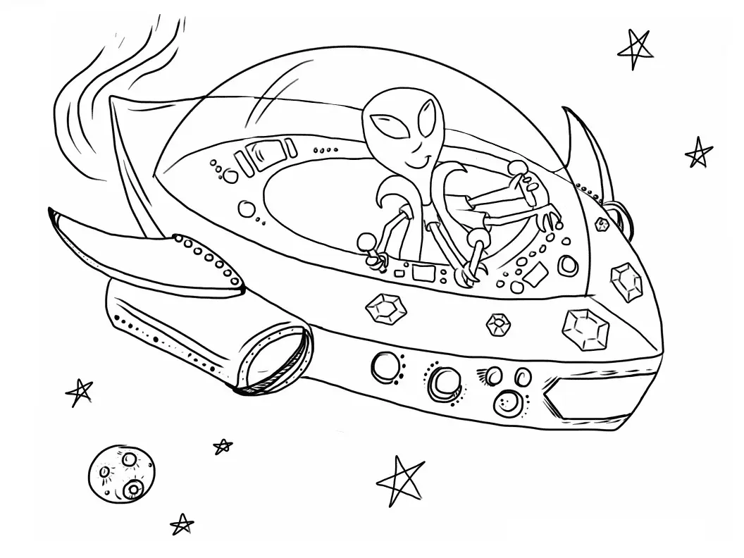 Alien Ausmalbilder 23