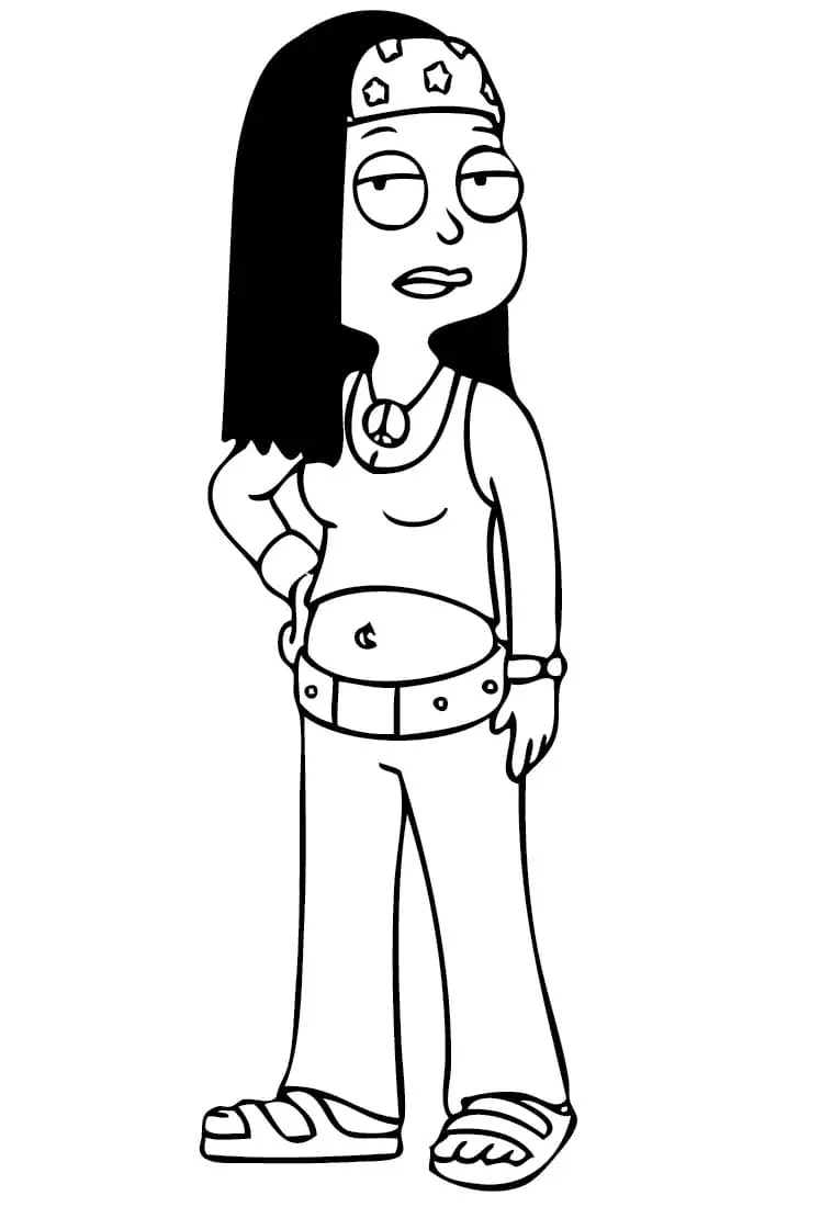 American Dad Para Colorear 13