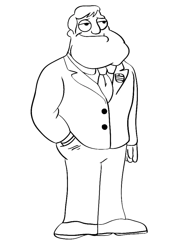 American Dad Para Colorear 27