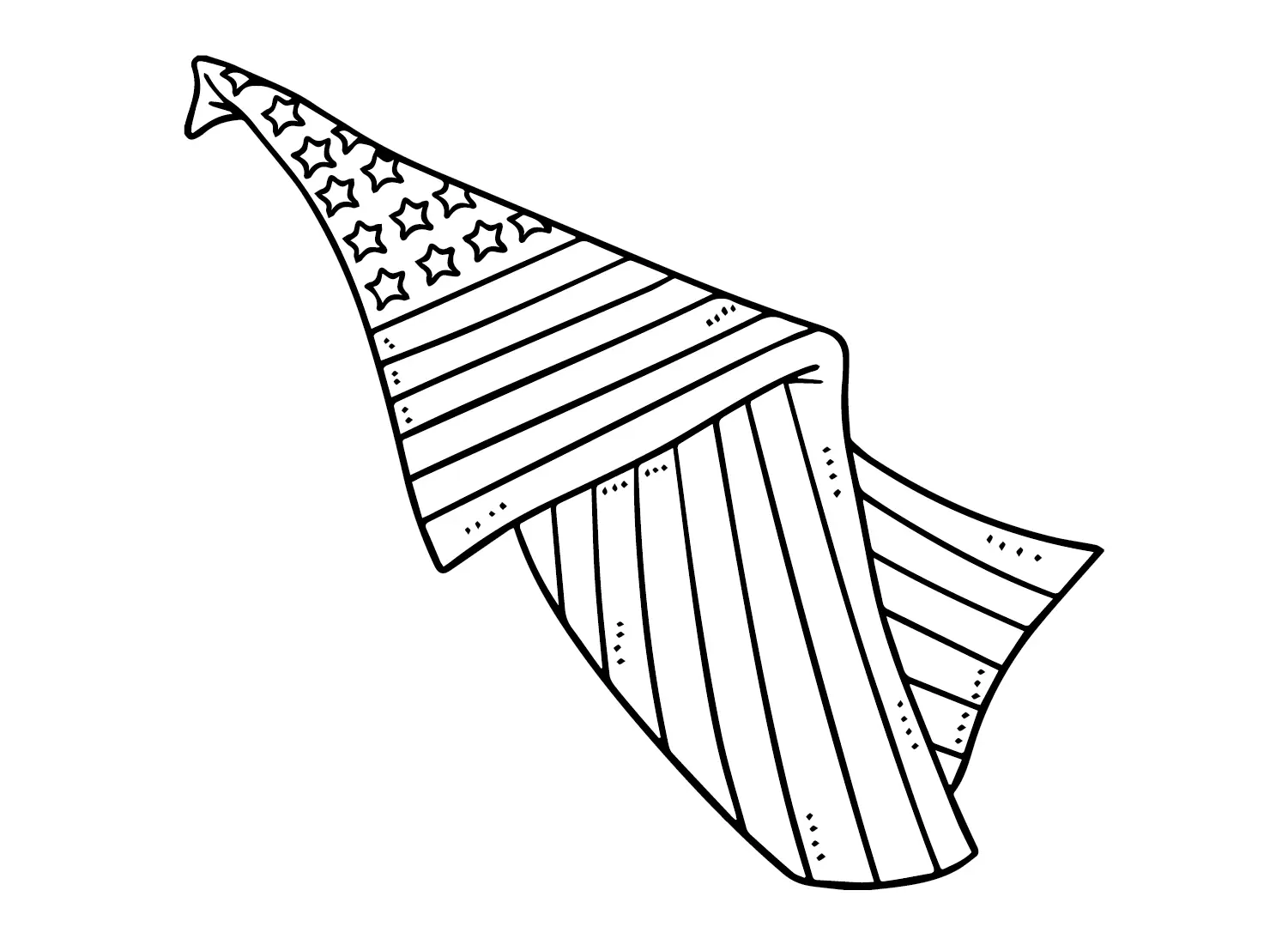 Desenhos de Bandeira Americana Para Colorir 16
