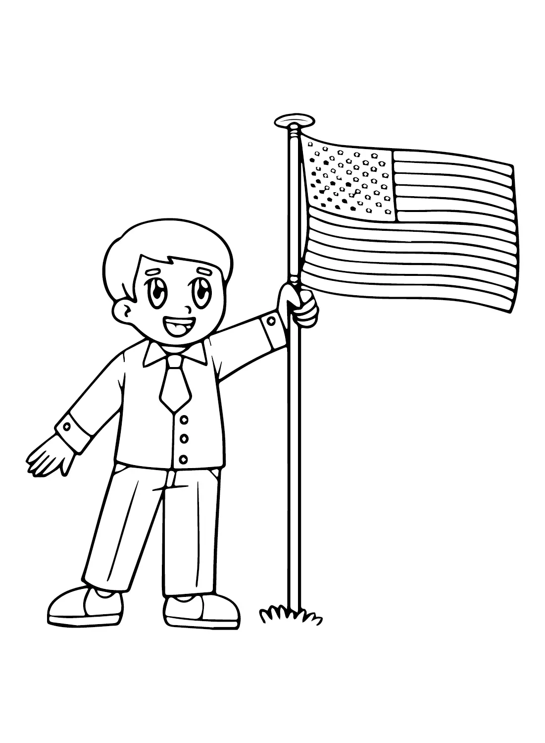 American Flag Coloring Pages 21