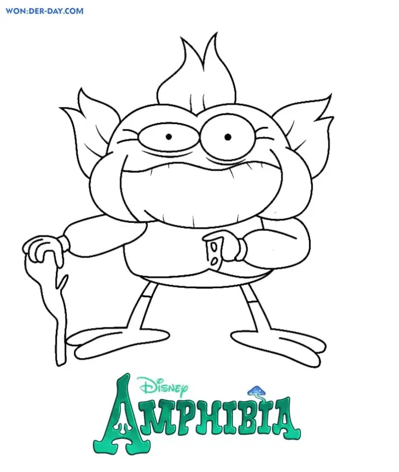 Amphibia Ausmalbilder 20