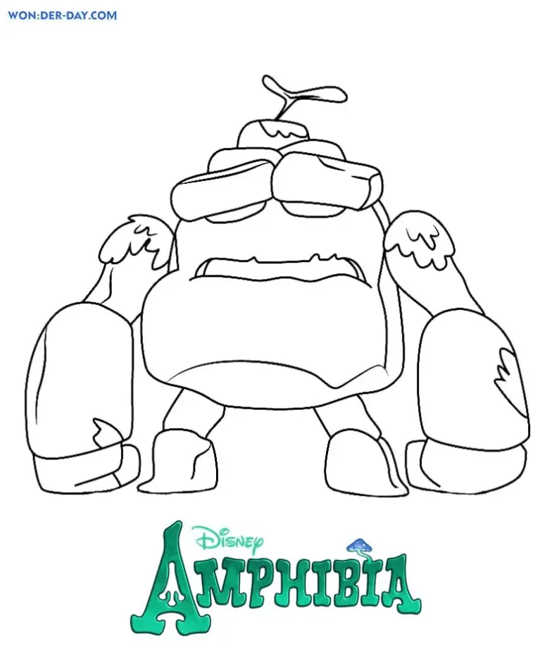 Amphibia Ausmalbilder 48
