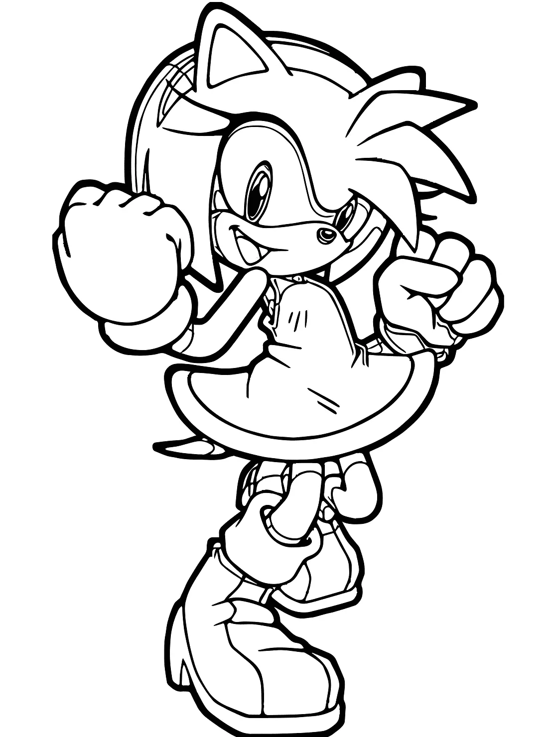 Amy Rose Ausmalbilder 6