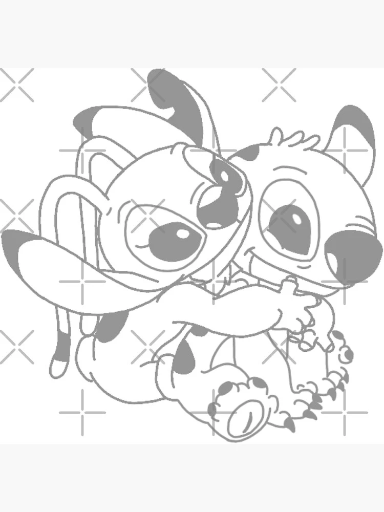Angel And Stitch Coloring Pages 13