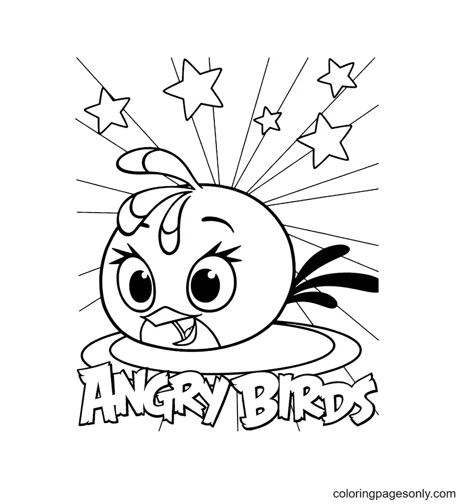 Desenhos de Angry Birds Para Colorir 1