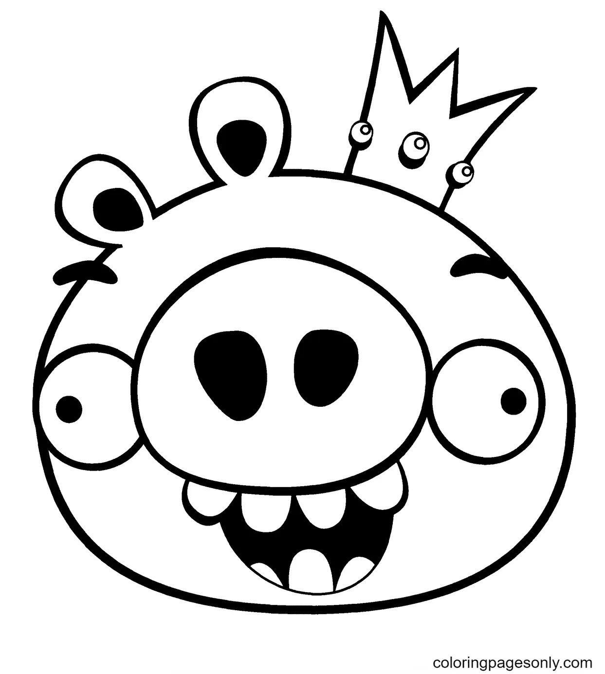 Angry Birds Coloring Pages 51