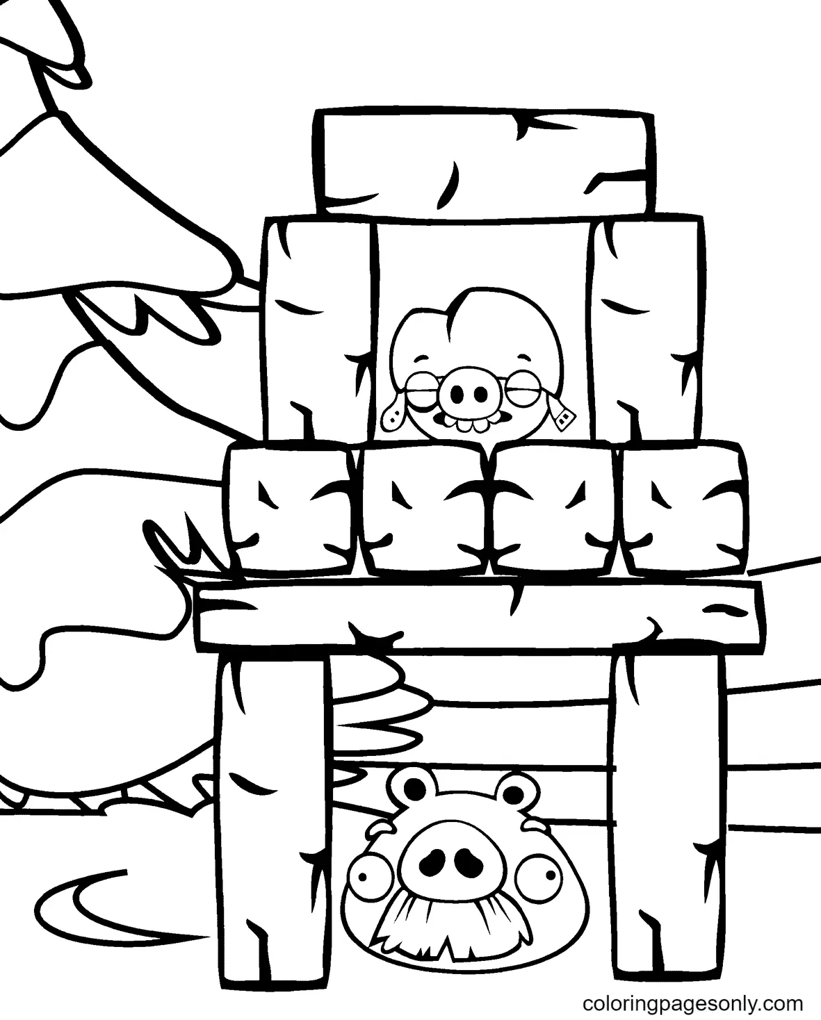 Angry Birds Coloring Pages 66