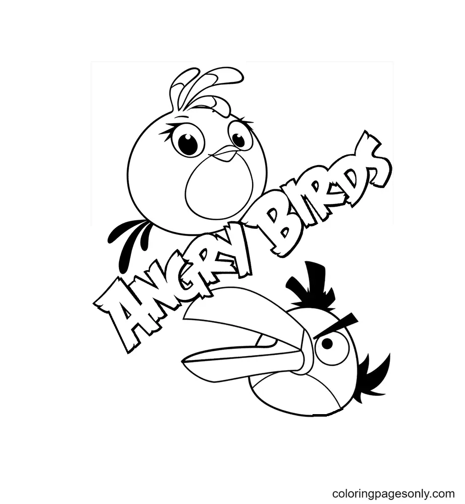 Angry Birds Coloring Pages 71