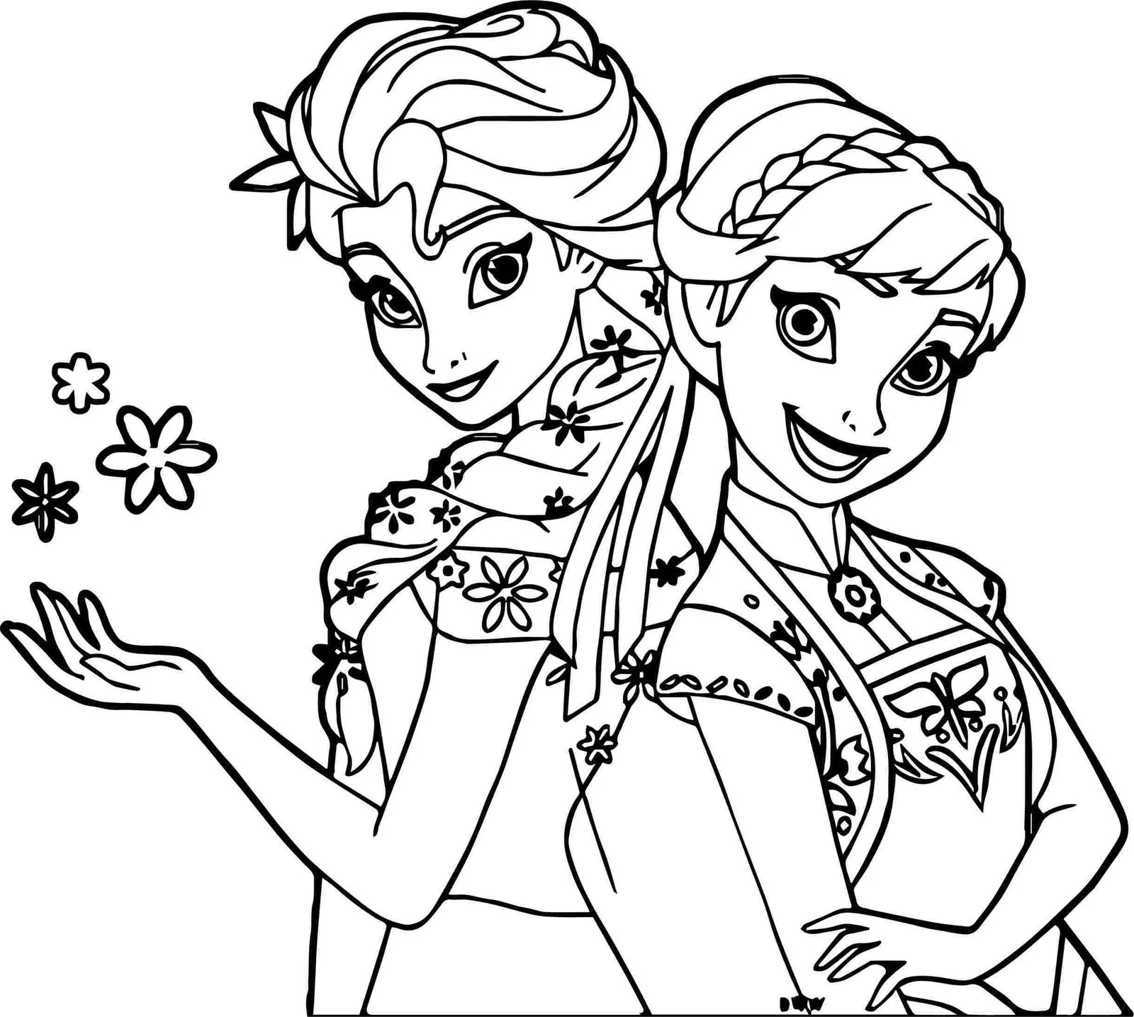 Anna Frozen Coloring Pages 11