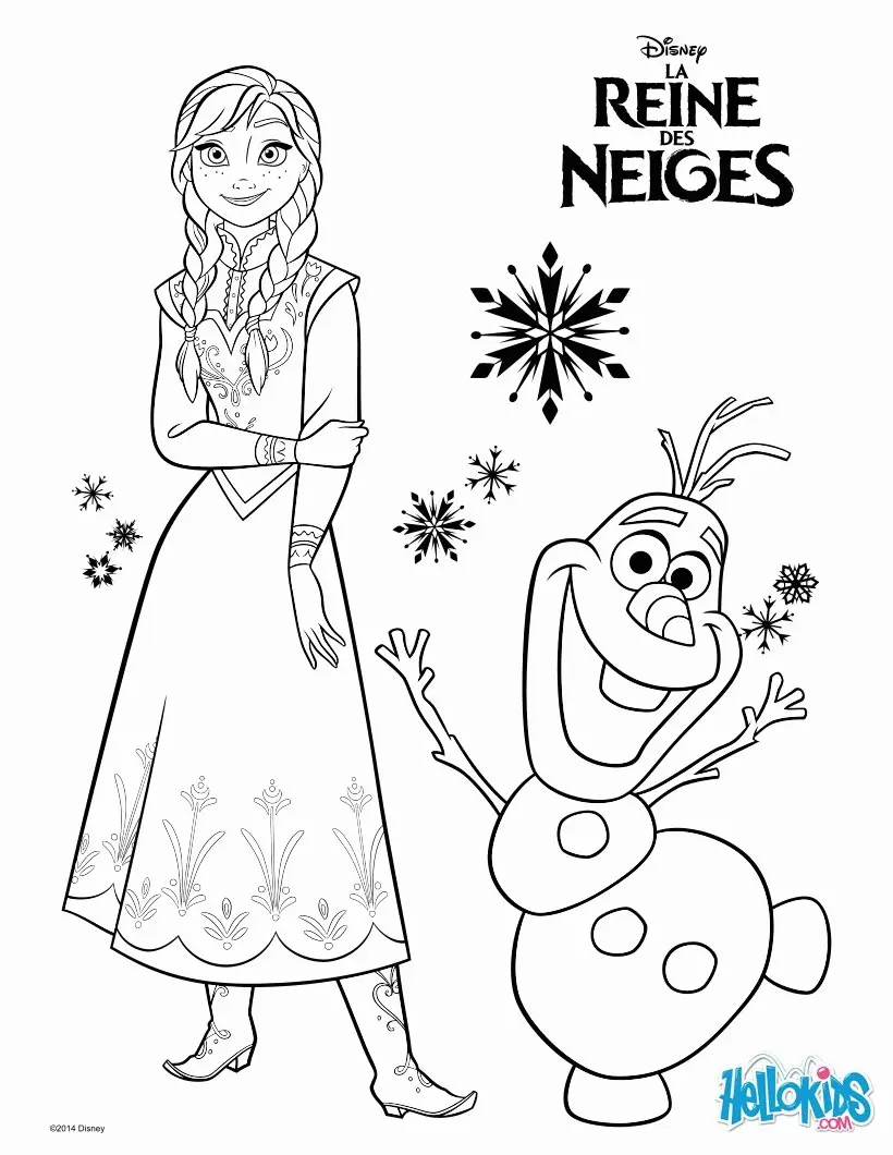 Anna Frozen Coloring Pages 21
