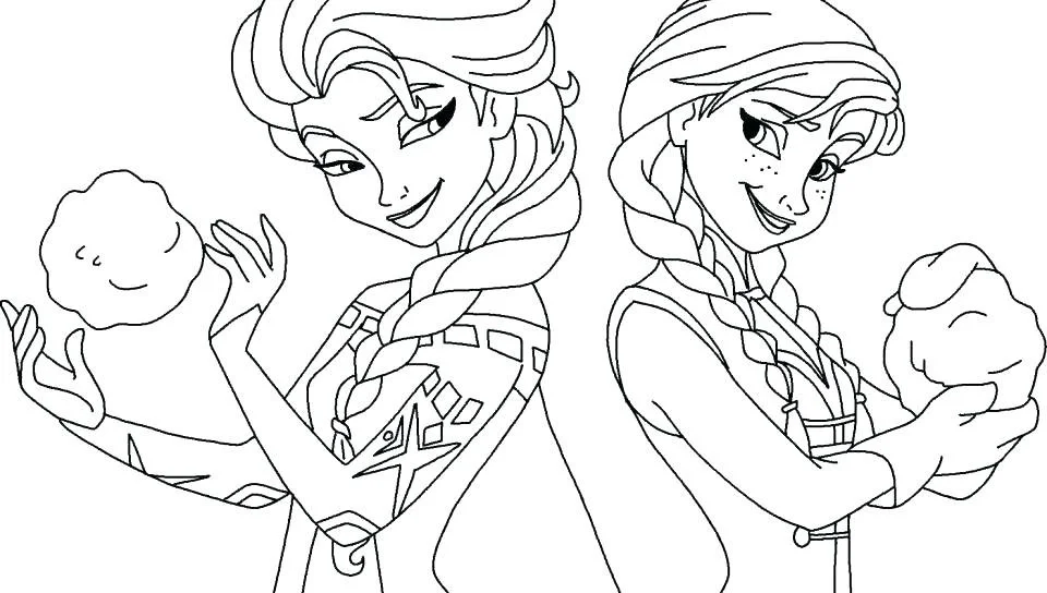 Anna Frozen Coloring Pages 36