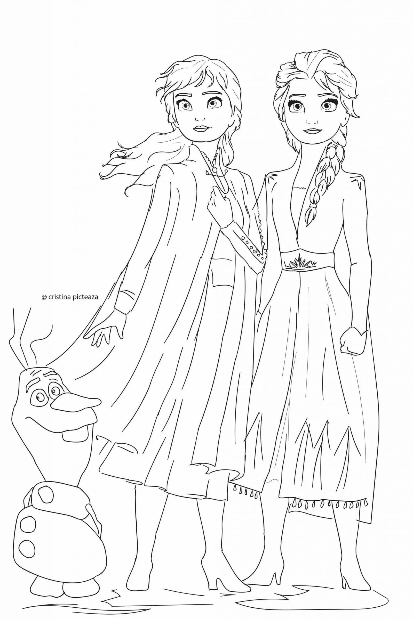 Anna Frozen Coloring Pages 40