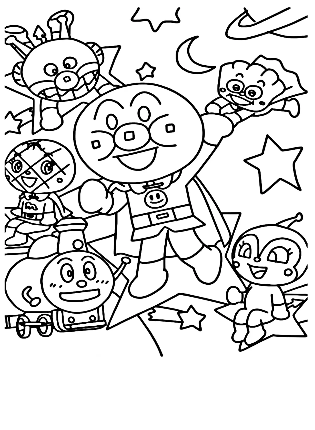 Anpanman Ausmalbilder 11
