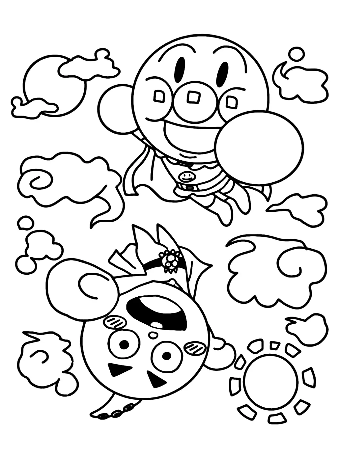 Anpanman Ausmalbilder 17