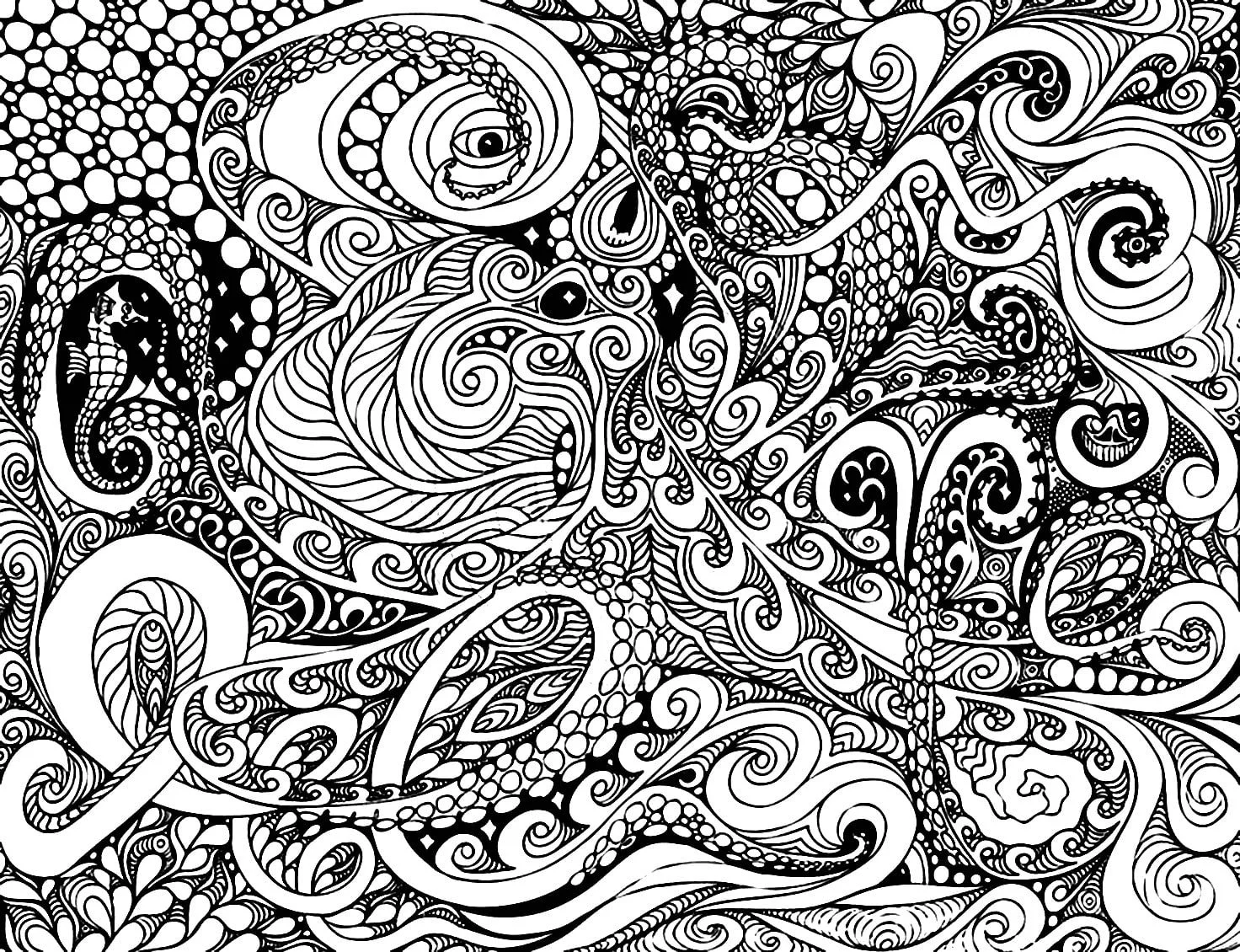 Desenhos de Antiestresse Para Colorir 19