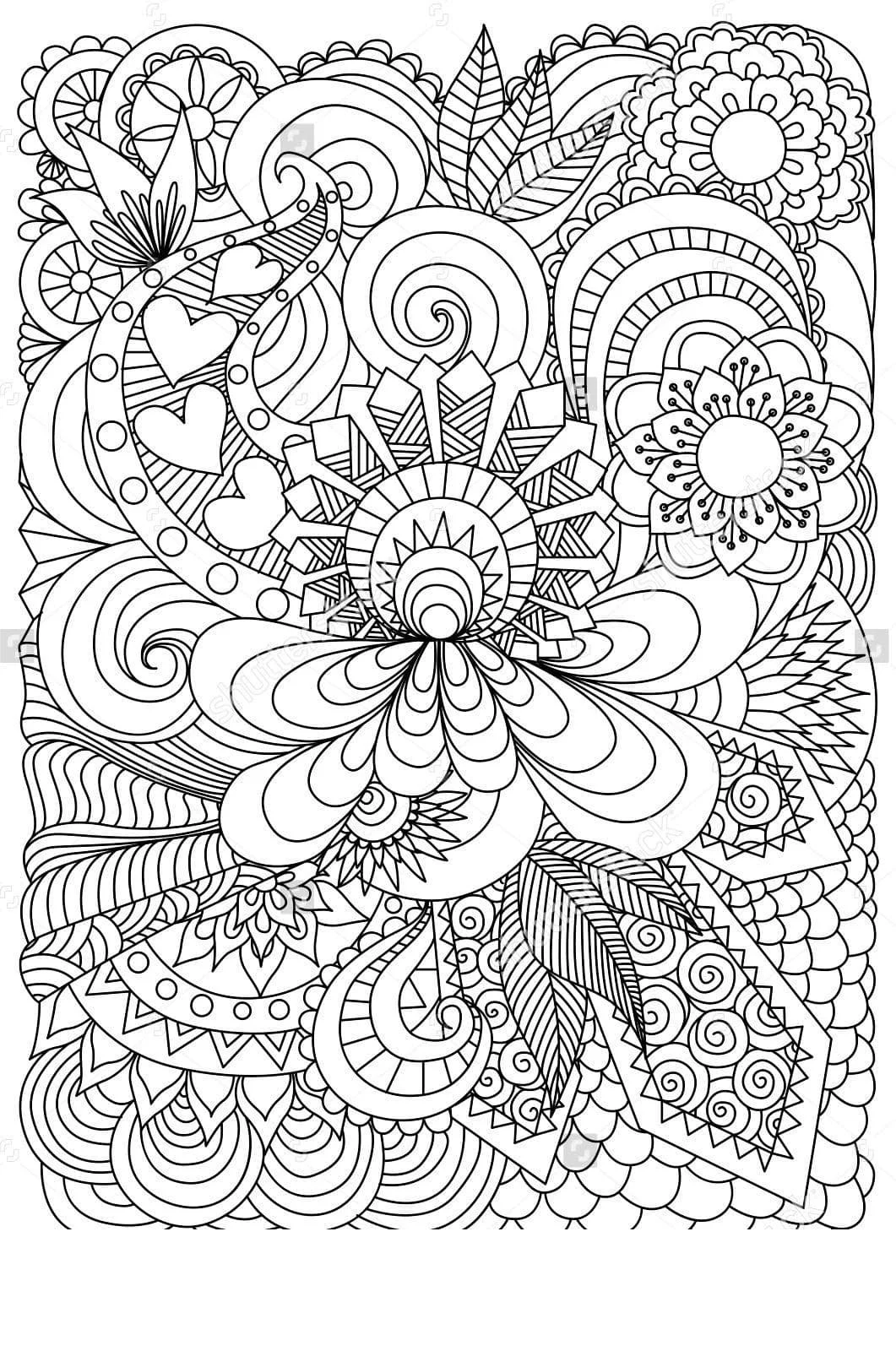 Desenhos de Antiestresse Para Colorir 37