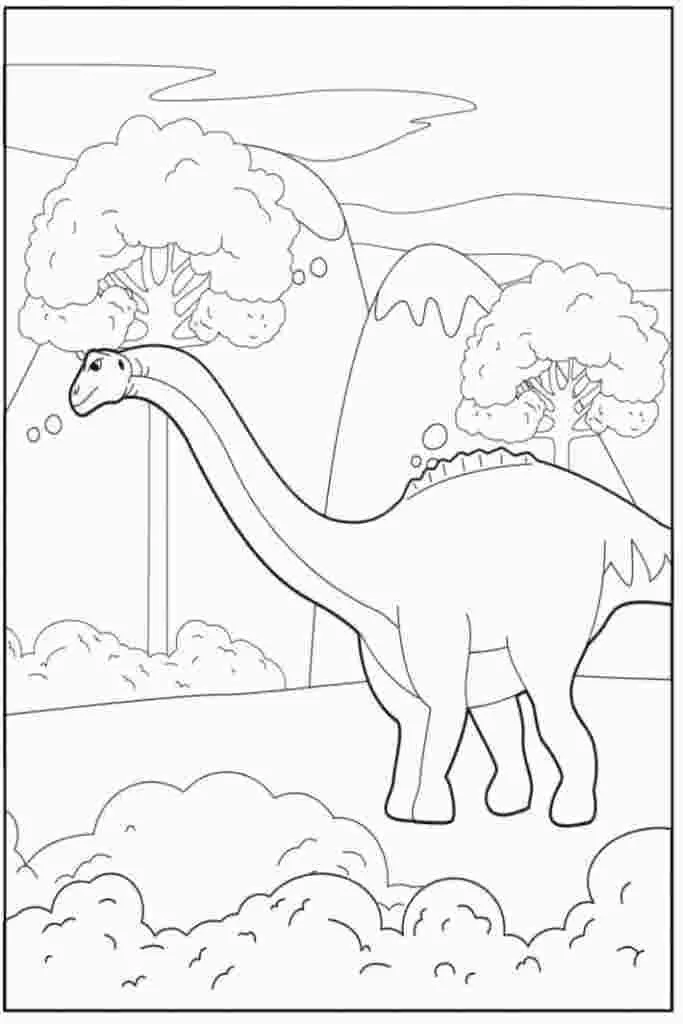 Apatosaurus Coloring Pages 39