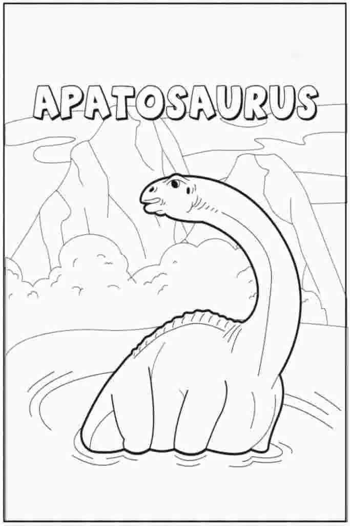 Apatosaurus Coloring Pages 41