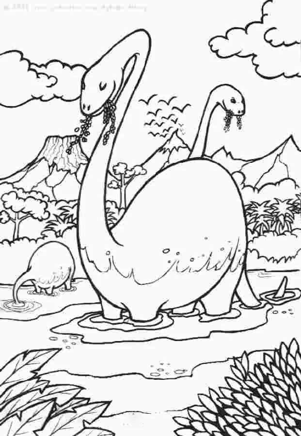 Apatosaurus Coloring Pages 48