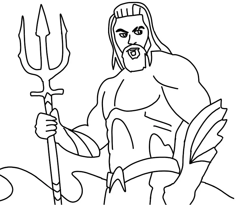 Aquaman Coloring Pages 1