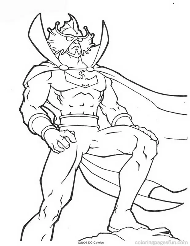 Aquaman Coloring Pages 34