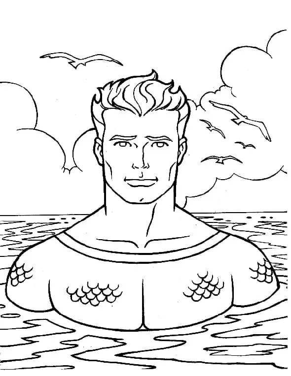Aquaman Coloring Pages 36