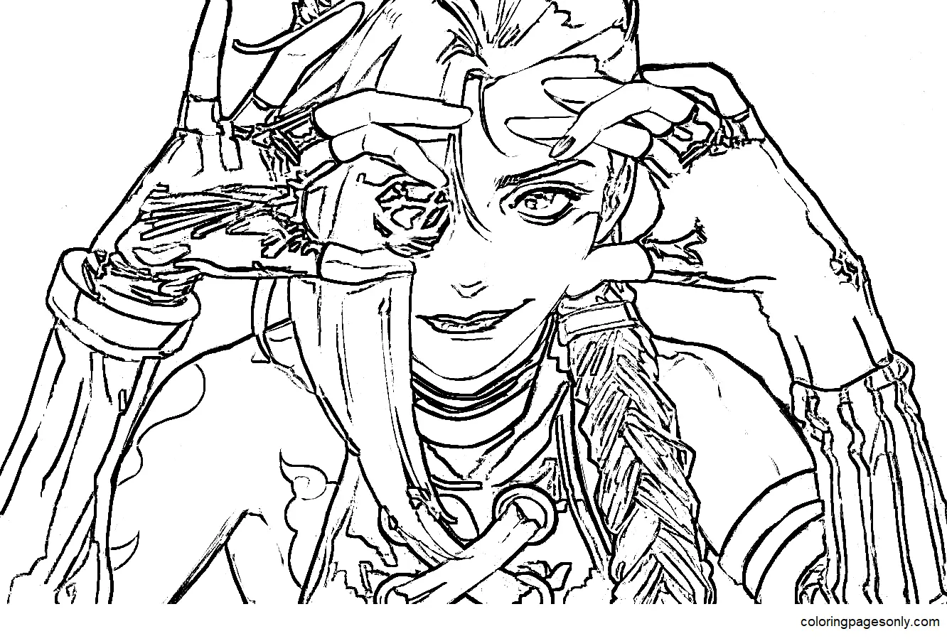 Desenhos de Arcane Para Colorir 1