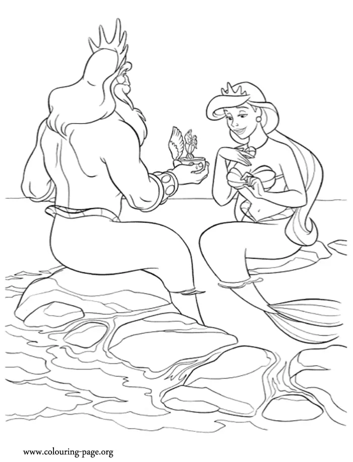 Ariel Coloring Pages