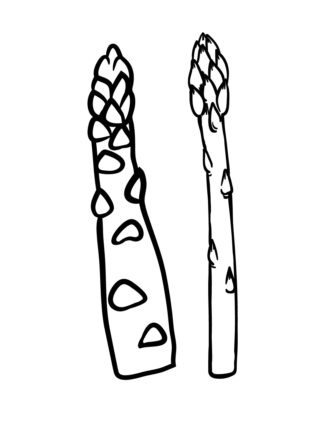 Asparagus Coloring Pages 13