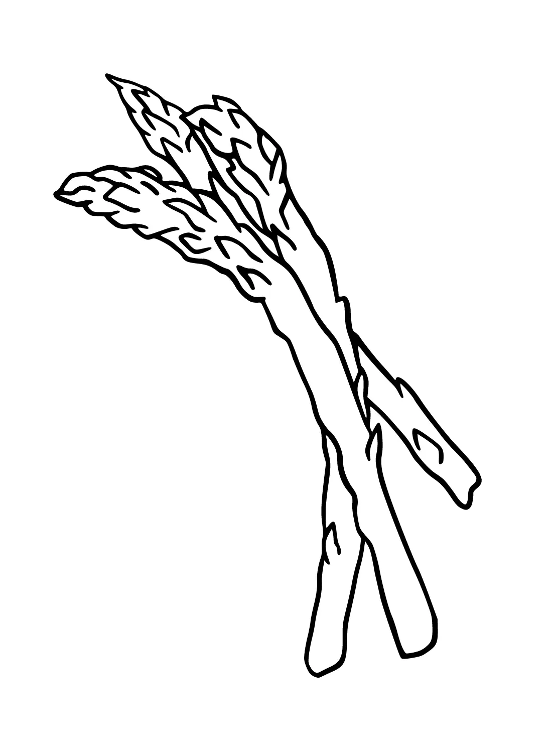 Asparagus Coloring Pages