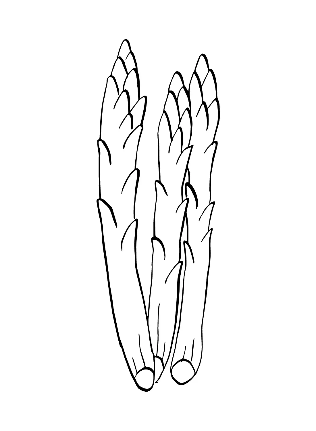 Asparagus Coloring Pages 6