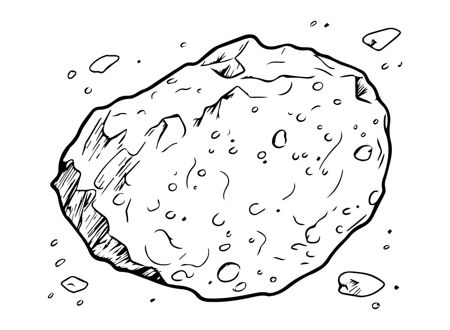 Asteroid Ausmalbilder