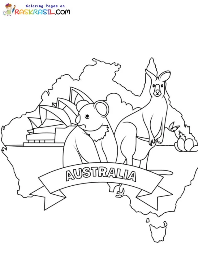 Australien Ausmalbilder 2